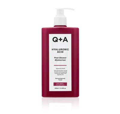 Q+A Hyaluronic Acid Post-Shower Moisturiser 250ml - Засіб для інтенсивного зволоження вологої шкіри 00000694 фото