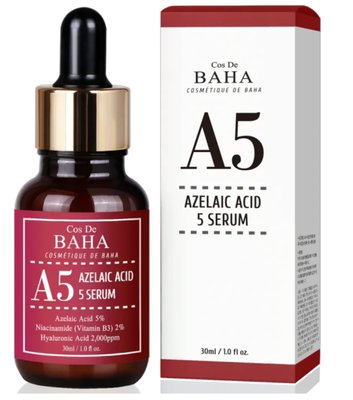 COS DE BAHA A5 Azelaic Acid 5 Serum 30 мл - Протизапальна сироватка з азелаїновою кислотою 00000343 фото