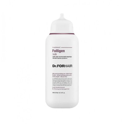 Dr.FORHAIR Folligen Silk Treatment - Відновлююча маска - кондиціонер для пошкодженого волосся 300мл 00000119 фото
