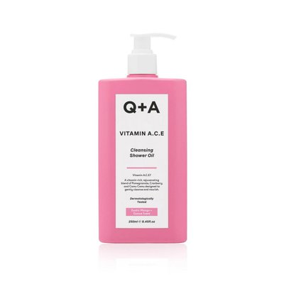 Q+A Vitamin A.C.E Cleansing Shower Oil 250ml - Вітамінізована олія для душу 00000696 фото