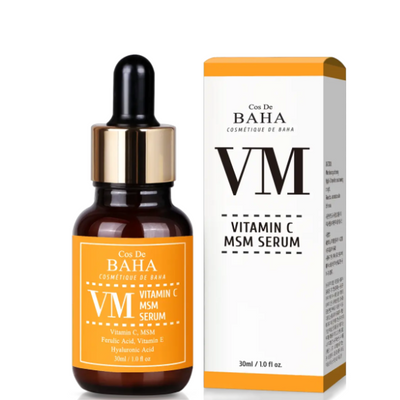 COS DE BAHA Vitamin C MSM Serum 30 мл - Сироватка для обличчя з вітаміном С, феруловою кислотою та вітаміном Е 00000345 фото
