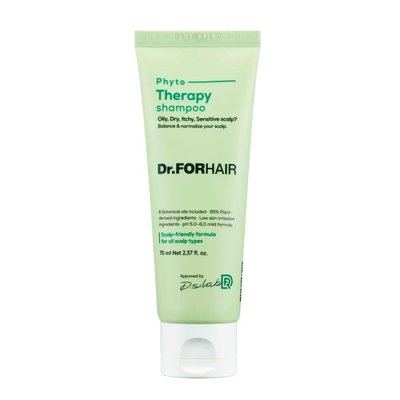 Dr.FORHAIR Phyto Therapy Shampoo - Фітотерапевтичний шампунь для чутливої шкіри голови 70мл 00000125 фото