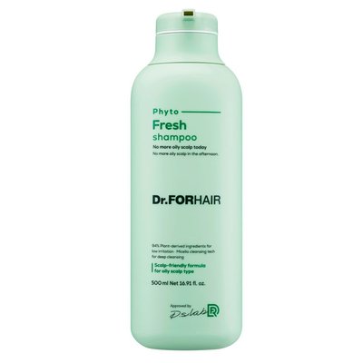 DR.FORHAIR Phyto Fresh Shampoo - Міцелярний шампунь для жирної шкіри голови 500мл 00000126 фото