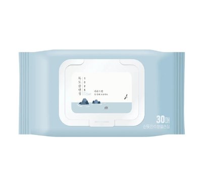 ROUND LAB 1025 Dokdo Cleansing Tissue 30 sheets - Очищувальні серветки з морською водою 00000753 фото