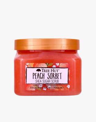 Tree Hut Peach Sorbet Shea Sugar Scrub 510г - Цукровий скраб для тіла з ароматом персика 00000210 фото