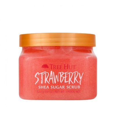 Tree Hut Shea Sugar Scrub Strawberry 510г - Скраб для тіла з ароматом полуниці 00000218 фото