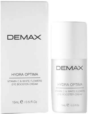 Demax Hydra Optima Vitamin C & White flowers Eye Booster Cream - Зволожуючий крем для зони навколо очей 30ml 00000469 фото