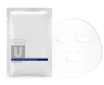 CU SKIN Vitamin U Essence Soothing Mask - Відновлююча маска з вітаміном U 00000392 фото
