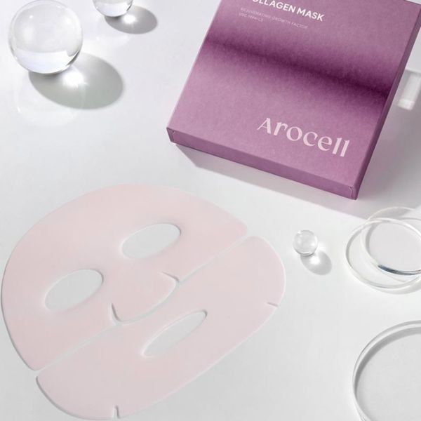 Arocell Super Collagen Mask - Гідрогелева маска з колагеном і пептидами для ліфтингу та зволоження 00002509 00002509 фото