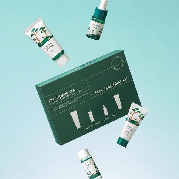 ROUND LAB Pine Calming Cica Trial Kit - Набір мініверсій засобів з екстрактом голок сосни 00001199 00001199 фото