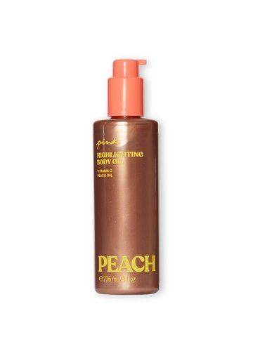 Victoria's Secret Pink Shimmer Peach Highlighting Oil - Олія-бронзатор для тіла з шимером 236ml 00001102 00001102 фото