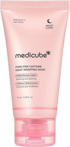 Medicube PDRN Pink Caffeine Night Wrapping Mask - Нічна маска-плівка з полінуклеотидами та кофеїном 75мл 00002459 00002459 фото