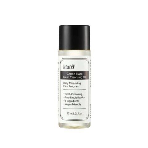 DEAR, KLAIRS Gentle Black Fresh Cleansing Oil - Гідрофільна олія для делікатного очищення 30 мл 00000407 фото