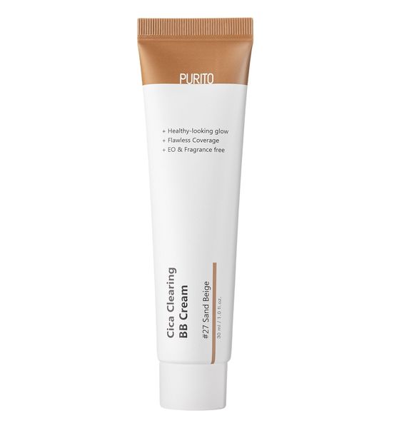 PURITO Cica Clearing BB Cream #27 Light Beige - BB-крем з центеллою 30ml 00000657 фото