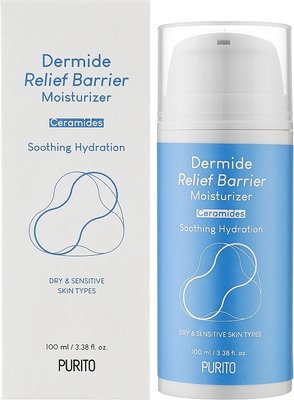 PURITO Dermide Relief Barrier Moisturizer 100 ml - Зволожуючий бар’єрний крем 00000658 фото