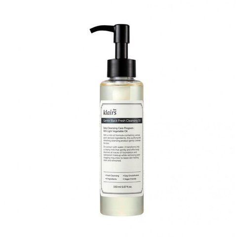 DEAR, KLAIRS Gentle Black Fresh Cleansing Oil - Гідрофільна олія для делікатного очищення 150мл 00000408 00000408 фото