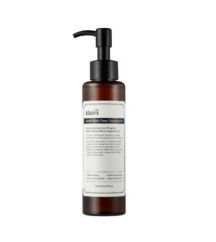 DEAR, KLAIRS Gentle Black Deep Cleansing Oil - Гідрофільна олія для глибокого очищення 150 мл 00000410 00000410 фото