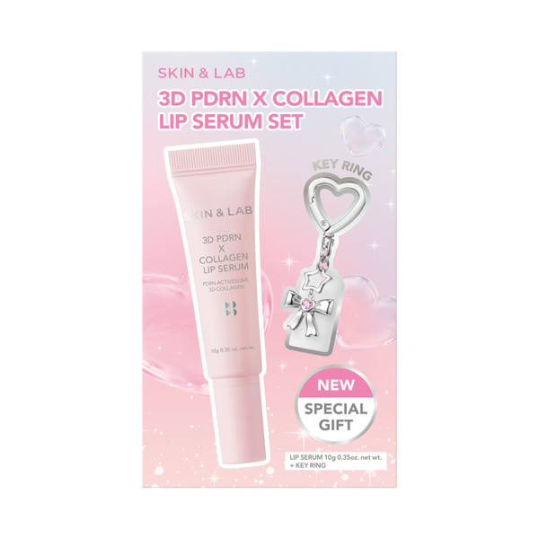 SKIN&LAB 3D PDRN Collagen Lip Serum Set - Сироватка для губ з PDRN та колагеном + брелок-тримач 00002081 00002081 фото