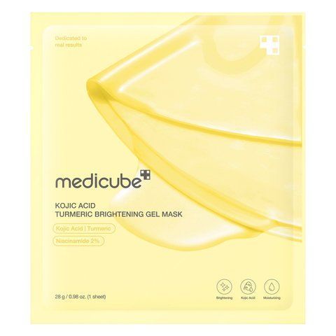 Medicube Kojic Acid Turmeric Brightening Gel Mask - вітлювальна гідрогелева маска з койєвою кислотою та куркумою 00002536 00002536 фото
