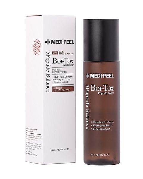 Medi-Peel Peptide Tox Bor Toner - Тонер для обличчя з пептидним комплексом для ліфтингу та зволоження, 180мл 00000561 фото