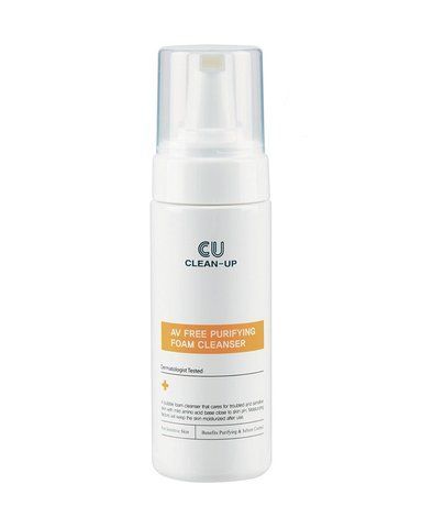 CU SKIN Clean-Up AV Free Purifying Foam Cleanser Очищувальний мус для чутливої проблемної шкіри 150 мл 00001887 00001887 фото