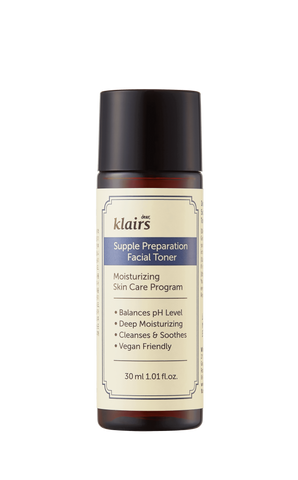 DEAR, KLAIRS Supple Preparation Facial Toner - Зволожуючий, гіпоалергенний тонік 30ml 00000414 фото