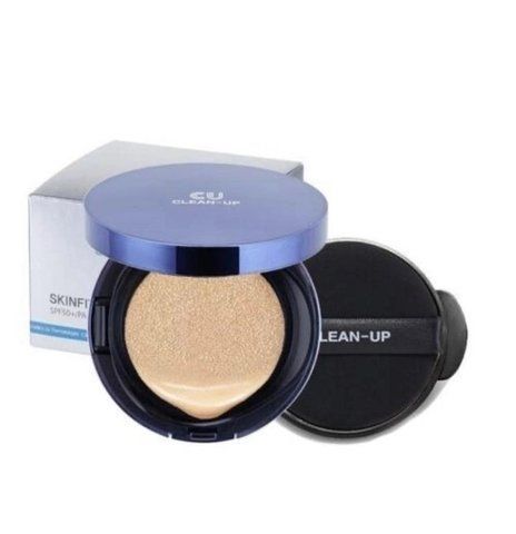 CU SKIN Clean-Up Skinfit Cushion SPF 50+ PA+++ 15 г + 15 г 21 тон - Кушон зі змінним блоком 00000386 00000386 фото