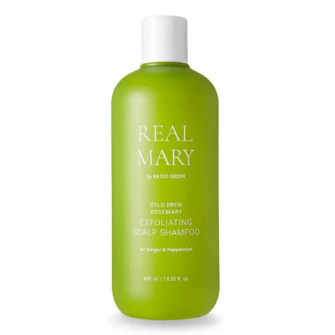 Rated Green Real Mary Cold Brewed Rosemary Exfoliating Scalp Shampoo - Глибокоочищувальний відлущуючий шампунь із соком розмарину 400мл 00000887 фото