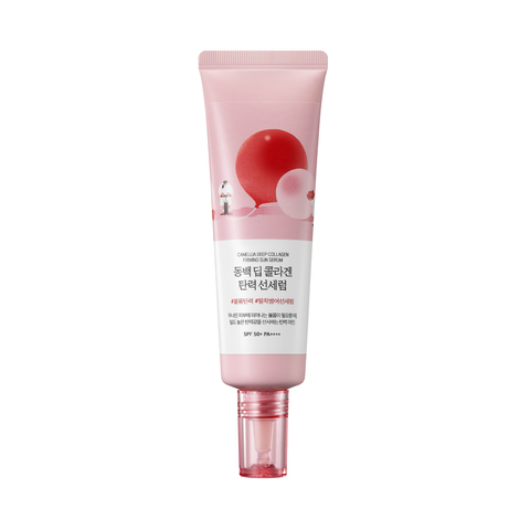 ROUND LAB Camellia Deep Collagen Firming Sun Serum - Сонцезахисна сироватка з колагеном 50ml  00001894 фото