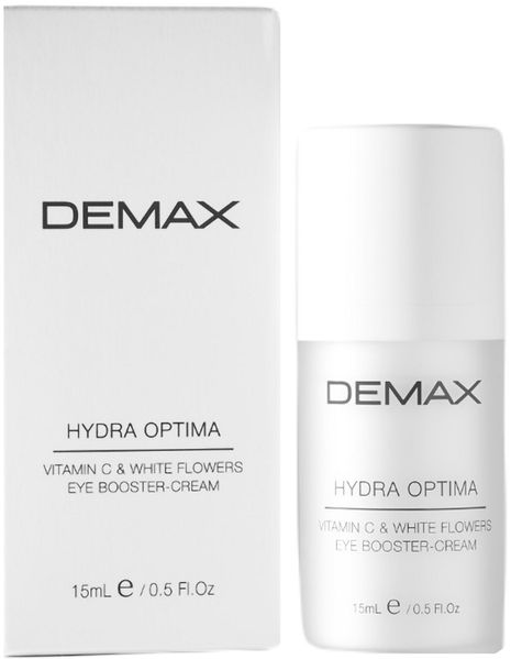 Demax Hydra Optima Vitamin C & White flowers Eye Booster Cream - Зволожуючий крем для зони навколо очей 30ml 00000469 фото