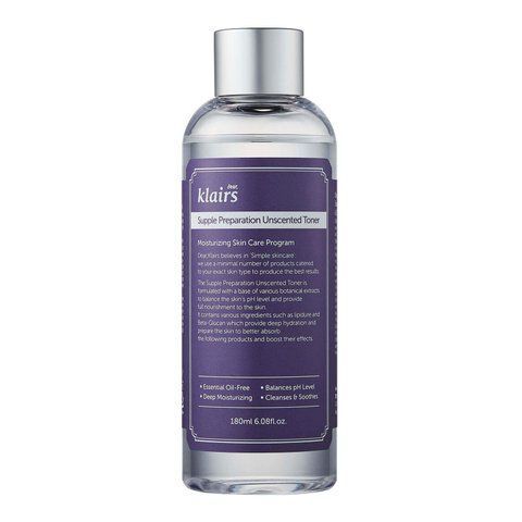 Dear, Klairs Supple Preparation Unscented Toner - Зволожуючий тонік без ароматизатора 180 мл  00001897 фото