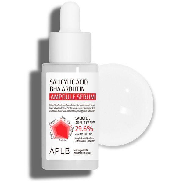 APLB Salicylic Acid BHA Arbutin Ampoule Serum - Ампульна сироватка для проблемної шкіри з саліциловою кислотою, BHA та арбутином 40мл 00002492 00002492 фото