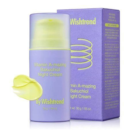 By Wishtrend Vitamin A-mazing Bakuchiol Night Cream - Нічний крем з ретиналем та бакучіолом 30ml 00000321 фото