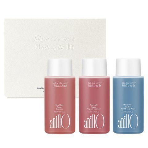 ANILLO Rosy Night & Shower Time Travel Kit - Набір для тіла    00001677 фото