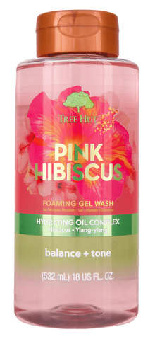 Tree Hut Pink Hibiscus Foaming Gel Wash 532ml  - Гель для душу  532ml  00001598 фото