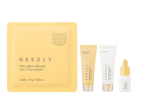 Needly Vita C Glow Miniature Set, 4 в 1 - Набір мініатюр з вітаміном С для сяяння шкіри 00001179 фото