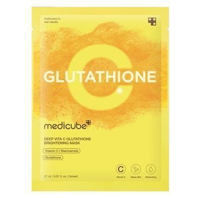 Medicube Deep Vita C Glutatihione Brightening Mask - Тканинна маска з вітаміном С та глутатіоном для освітлення та сяйва 00002457 00002457 фото