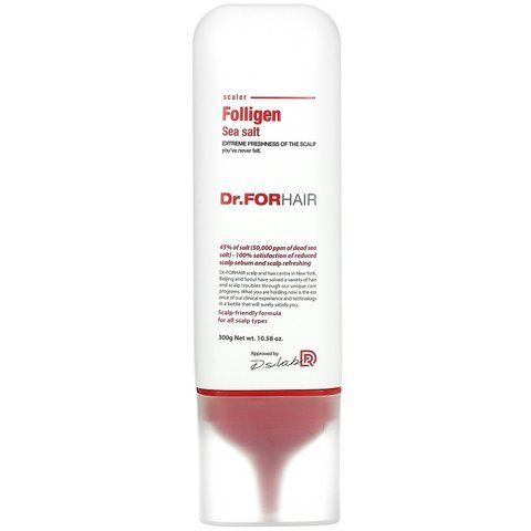 Dr.FORHAIR&nbsp;Sea Salt Scaler - Пілінг для шкіри голови з частинками солі з мертвого моря 300мл 00000113 фото