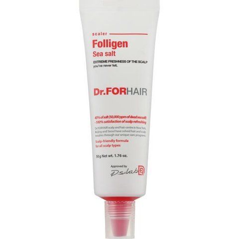 Dr.FORHAIR&nbsp;Sea Salt Scaler - Пілінг для шкіри голови з частинками солі з мертвого моря 50мл 00000114 фото