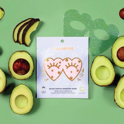 LALARECIPE Heart Goggle Moisture Mask - Зволожувальна гідрогелева маска для шкіри навколо очей, 1 шт. 00001982 00001982  фото